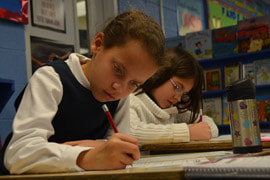 Students at work